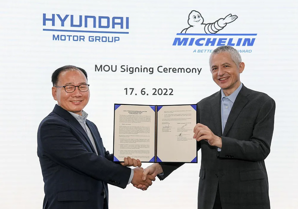 Michelin en Hyundai verlengen EV-samenwerking